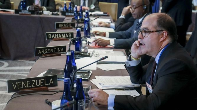 Julio Borges, comisionado de Relaciones Exteriores designado por el presidente encargado Juan Guaidó.