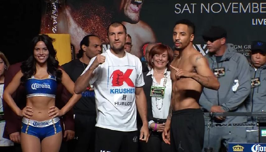 Sergey Kovalev (izquierda) y Andre Ward (derecha) se mantienen invictos con 30 triunfos