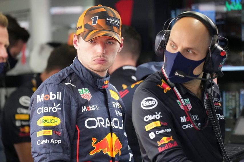 El piloto de Red Bull Max Verstappen, en un momento de la primera práctica para el Gran Premio de Fórmula Uno de Japón, en el circuito de Circuit, en el centro del país, el 7 de octubre de 2022.&nbsp;