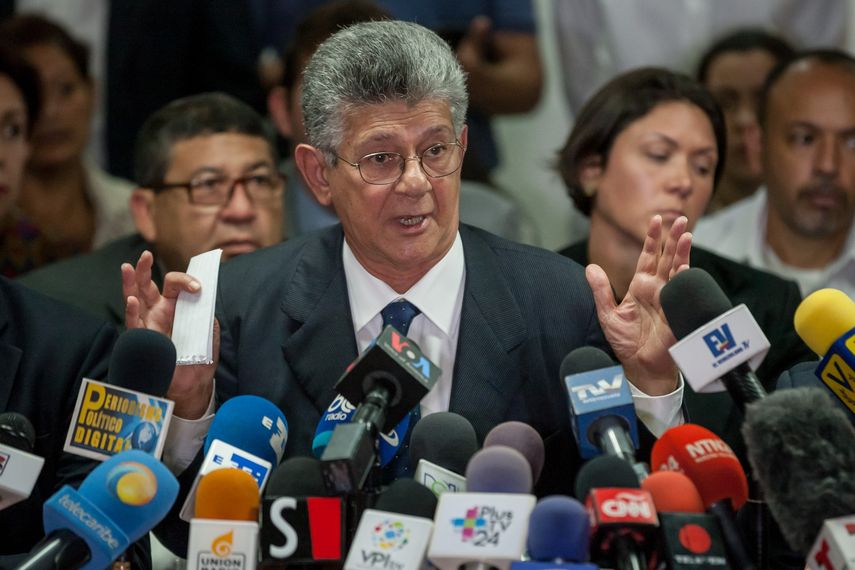 Henry Ramos Allup, dirigente opositor venezolano