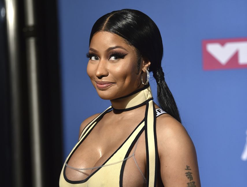 En esta foto del 20 de agosto de 2018, Nicki Minaj en la ceremonia de los Premios MTV a los Videos Musicales en Nueva York. 