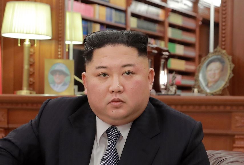 Foto del líder norcoreano Kim Jong-un cedida a EFE por la agencia&nbsp;KCNA.