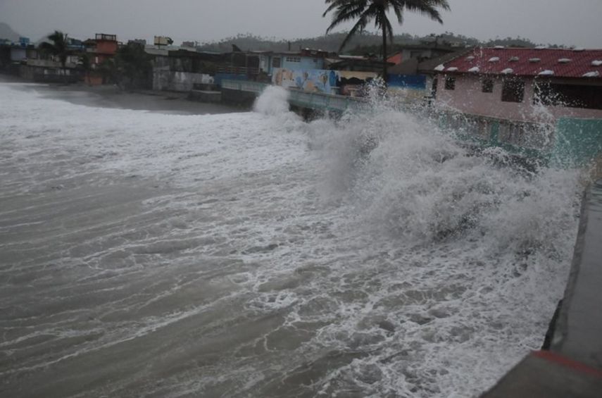 Baracoa al paso del huracán Irma.