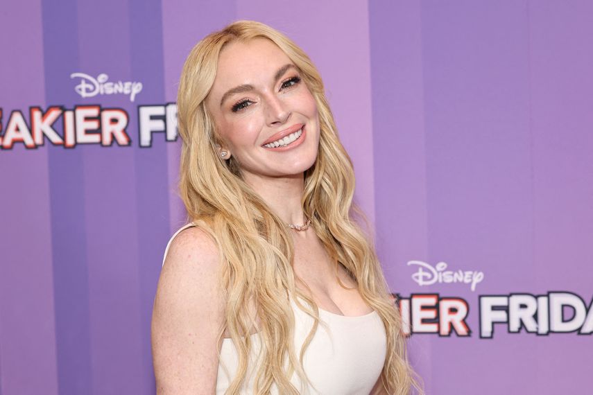 Lindsay Lohan asiste a la proyección especial de Freakier Friday en Nueva York el 28 de julio de 2025 en la ciudad de Nueva York.