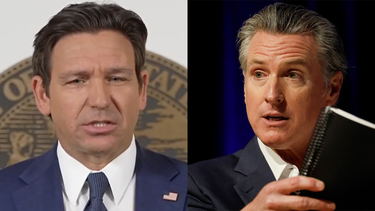 Ron DeSantis y Gavin Newsom, gobernadores de Florida y de California, respectivamente