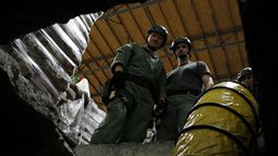 La operación comenzó después que autoridades mexicanas descubrieran una sospechosa abertura en los alrededores de un cementerio cercano a la franja fronteriza en Sonora