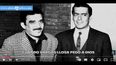 Los escritores Nobel de Literatura Mario Vargas Llosa y Gabriel García Márquez.