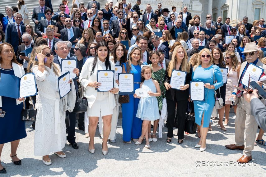 Homenajeados por el Congreso de EEUU