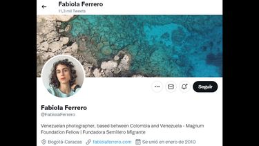 La fotógrafa venezolana Fabiola Ferrero.