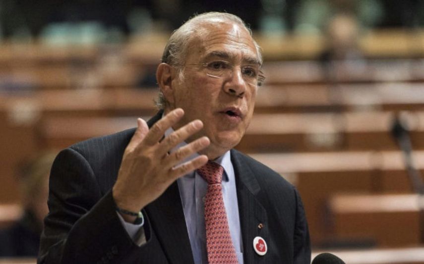 El secretario general de la Organización para la Cooperación y el Desarrollo Económicos (OCDE), el mexicano Ángel Gurría.