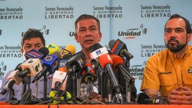 La oposición venezolana, reunida en la Mesa de la Unidad Democrática (MUD).