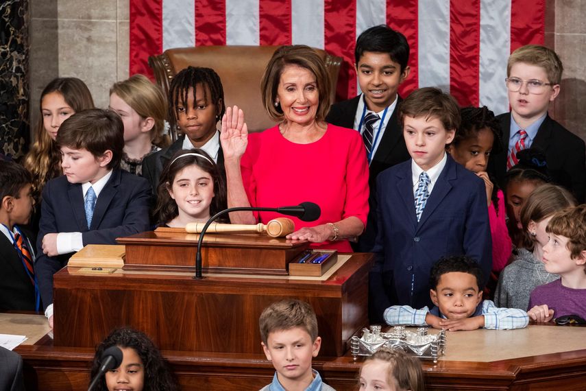 La líder demócrata Nancy Pelosi es elegida presidenta de la Cámara Baja del Congreso de EEUU.