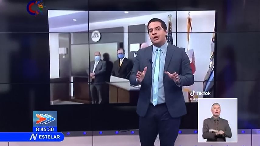 Humberto López, periodista de la televisión cubana.