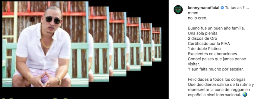 El cantante urbano panameño Kenny Man.&nbsp;