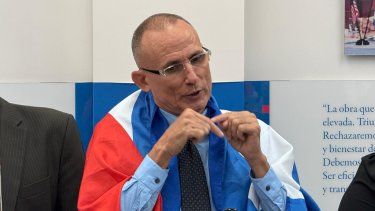 José Daniel Ferrer ofrece sus primeras declaraciones tras llegar a Miami.&nbsp;