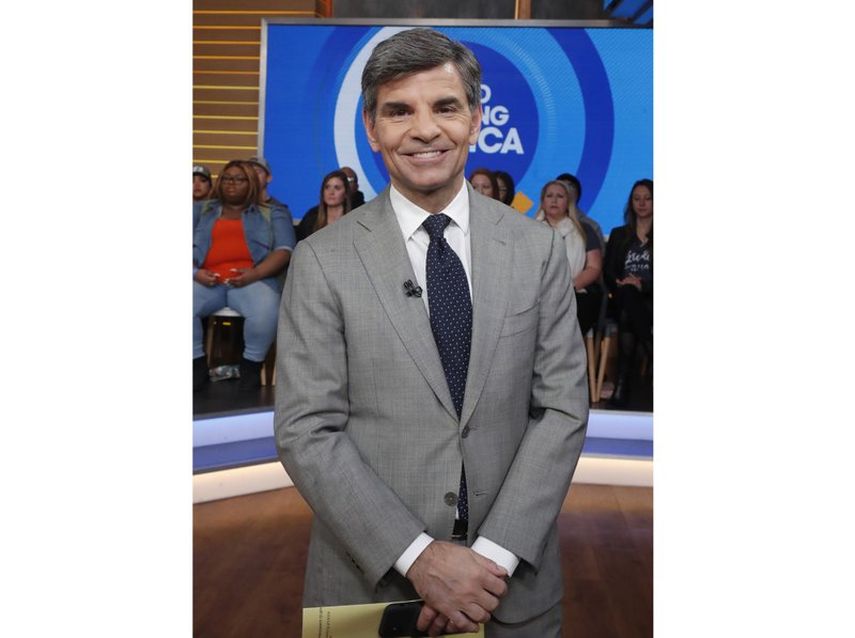 En esta imagen del 24 de febrero del 2020 difundida por ABC, el presentador George Stephanopoulos en el set de Good Morning America en Nueva York.&nbsp;