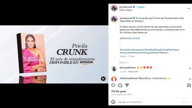 La autora Pricila Crunk presenta el libro El arte de volver a empezar.