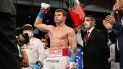 Esta fotografía publicada por Matchroom muestra a Saúl Álvarez después de ganar su pelea por el campeonato súper mediano de la AMB, el CMB y la revista Ring Magazine contra Avni Yildirim en el Hard Rock Stadium en Miami Gardens, Florida, el 27 de febrero de 2021. Esta fotografía publicada por Matchroom muestra a Saúl Álvarez después de ganar su pelea por el campeonato súper mediano de la AMB, el CMB y la revista Ring Magazine contra Avni Yildirim en el Hard Rock Stadium en Miami Gardens, Florida, el 27 de febrero de 2021.
