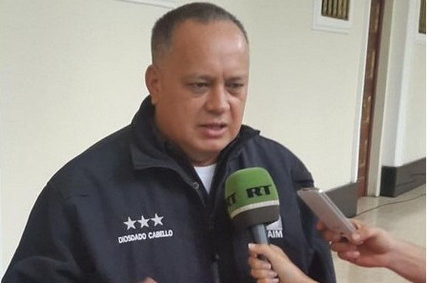 Presidente de la Asamblea nacional venezolana, Diosdado Cabello. (Cortesía)
