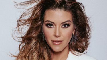 La actriz venezolana y Miss Universo 1996, Alicia Machado. 