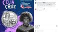 Moneda de 25 centavos con la imagen de Celia Cruz.&nbsp;