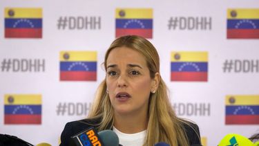 Lilian Tintori, esposa del líder opositor venezolano Leopoldo López, y defensora de los derechos humanos.
