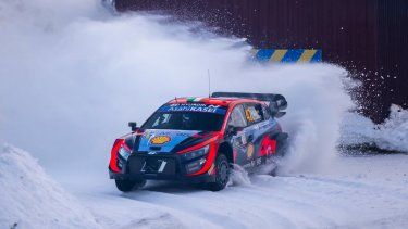 El piloto irlandés Craig Breen del equipo Hyundai I20 N Rally&nbsp;