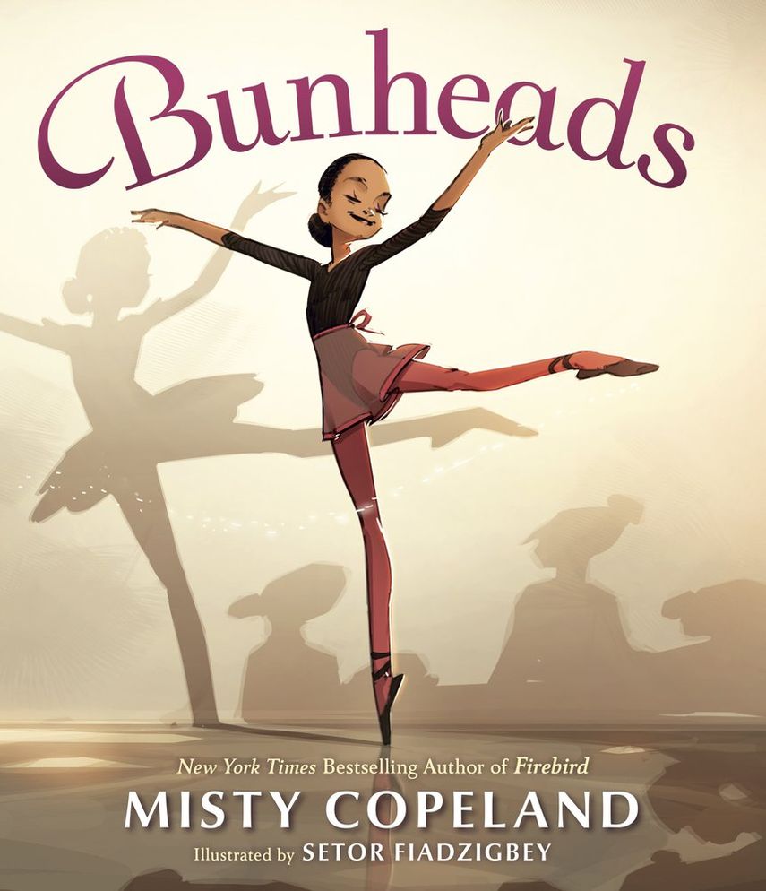 La portada del libro Bunheads escrito por la bailarina Misty Copeland con ilustraciones de Setor Fiadzigbey en una imagen proporcionada por G. P. Putnams Sons Books for Young Readers. El nuevo libro ilustrado de Copeland se publica el 29 de septiembre.