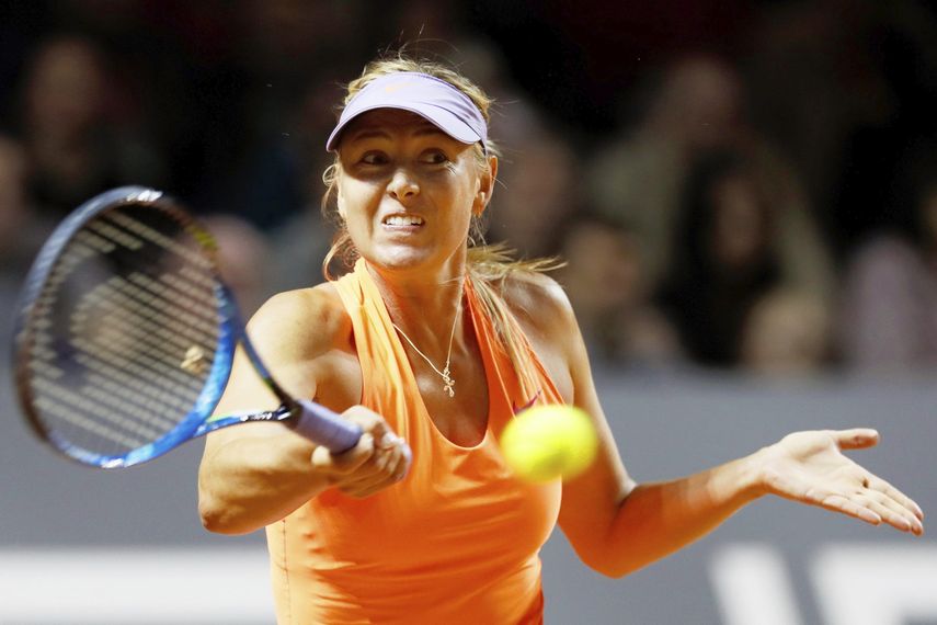 Sharapova duró una hora y 43 minutos para lograr su primera victoria luego de 15 meses de suspensión.&nbsp;