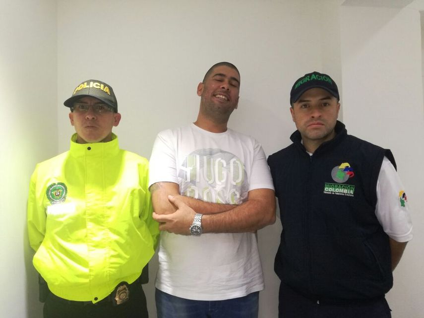 El capturado, que se mostró siempre sonriente, fue expulsado de Colombia y entregado a las autoridades israelíes.