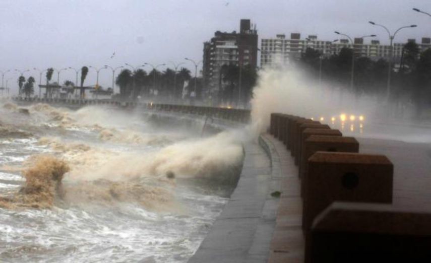 Lluvias y mal tiempo en Uruguay