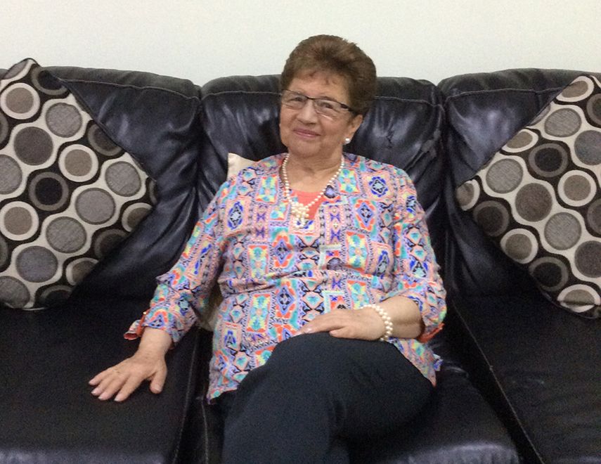 La poetisa colombiana Aurora Olano (CORTESÍA)