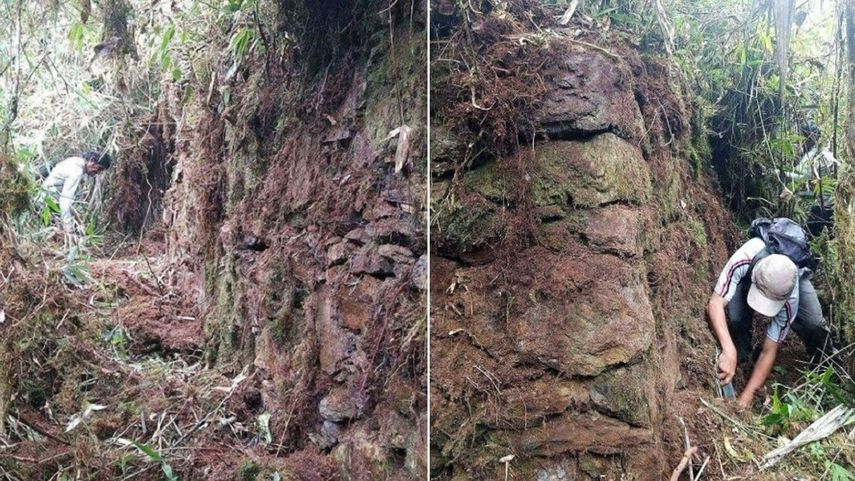 Las ruinas de una ciudadela prehispánica descubiertas el pasado 9 de septiembre abarcan una superficie de alrededor de dos hectáreas, aunque puede que la vegetación esconda más construcciones.