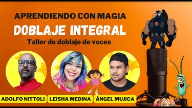 La casa promotora Magia del Cine anuncia taller internacional de doblaje.