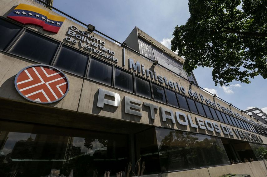Fotografía de la sede de la empresa estatal Petróleos de&nbsp;Venezuela en Caracas.