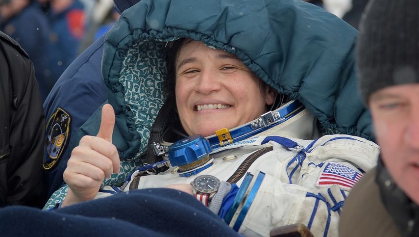 Serena Auñón-Canciller, la astronauta cubanoamericana que regresó a la Tierra este 20 de diciembre de 2018.