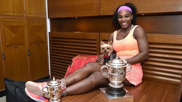 La tenista estadounidenses mostró su dolor ante la muerte de su perra Jackie. (ARCHIVO)