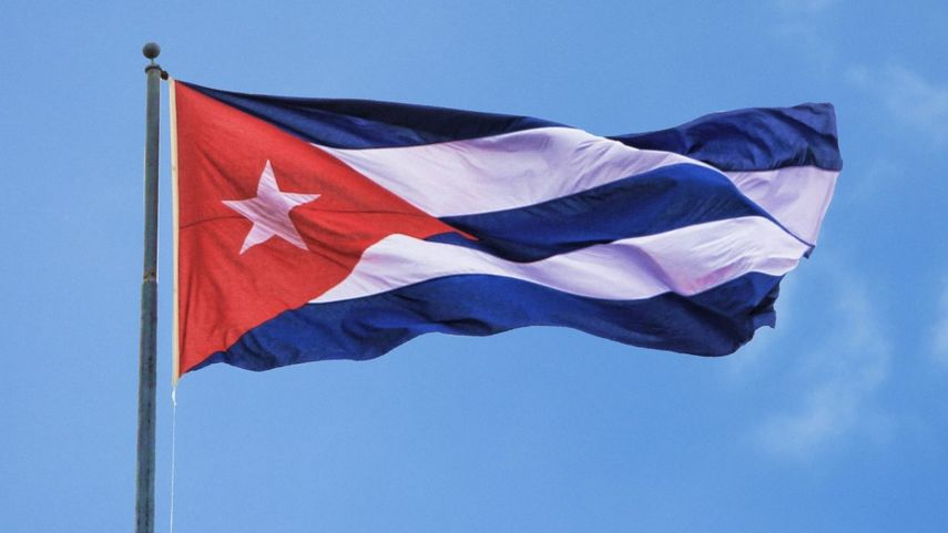 Bandera cubana.&nbsp;