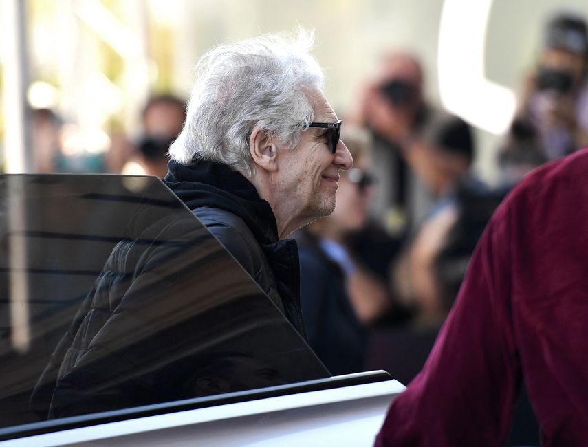 El director David Cronenberg llega al María Cristina Hotel para recibir el premio Donostia, que otorga el Festival de Cine de San Sebastián.&nbsp;