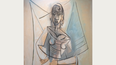 Obra Mujer sentada, por Wifredo Lam (1944). Óleo sobre papel, montado en tablero. La obra será expuesta en la muestra El Pasado Mío/My Own Past y Afrocubanismo: Selecciones de la colección de Ramón y Nercys Cernud del Museo de Arte Lowe.