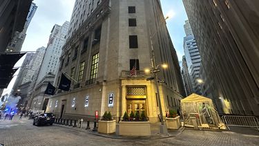 La sede de la Bolsa de Valores de Nueva York.