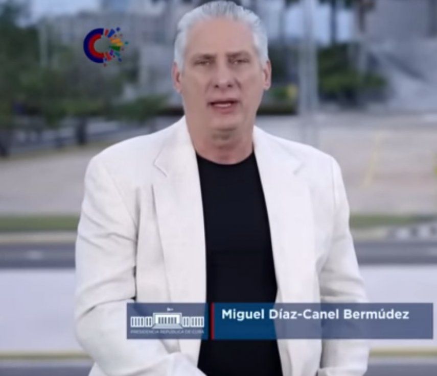 El dictador de Cuba, Miguel Díaz Canel.