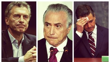 Macri, Temer y Peña Nieto asisten a cumbre del G20 con grandes retos por delante.