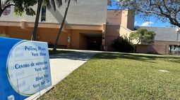 Centro de votación en el Center of International Education en Homestead.&nbsp;