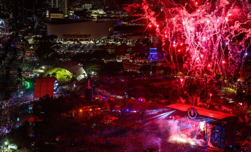 Imagen de una de las pasadas ediciones del Ultra Music Festival en Miami.
