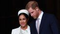 En esta foto de archivo tomada el 11 de marzo de 2019, el príncipe Enrique, duque de Sussex (derecha) y Meghan, duquesa de Sussex de Gran Bretaña se van después de asistir a un servicio del Día de la Commonwealth en la Abadía de Westminster en el centro de Londres. En esta foto de archivo tomada el 11 de marzo de 2019, el príncipe Enrique, duque de Sussex (derecha) y Meghan, duquesa de Sussex de Gran Bretaña se van después de asistir a un servicio del Día de la Commonwealth en la Abadía de Westminster en el centro de Londres.