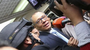 ¡Soy inocente!, declaró Glas ante la prensa a su ingreso a la sala de la Corte Nacional de Justicia.