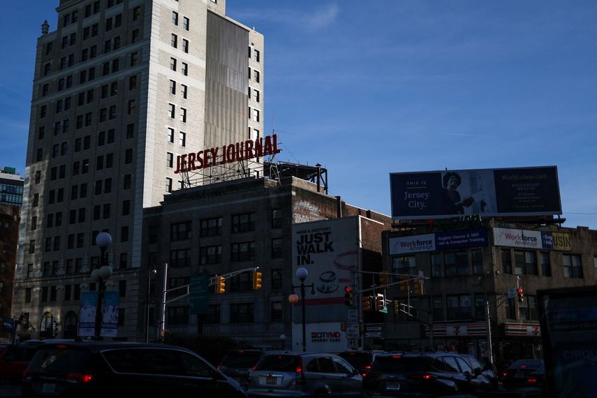 Imagen del edificio que albergaba al Jersey Journal.