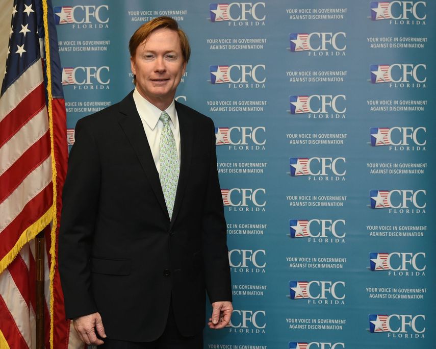 El precandidaro republicano Adam Putnam, en una conferencia para la organización Christian Family Coalition.&nbsp;