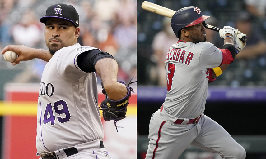 Venezolanos Senzatela y Escobar fichan sendos contratos tras cierre de temporada regular